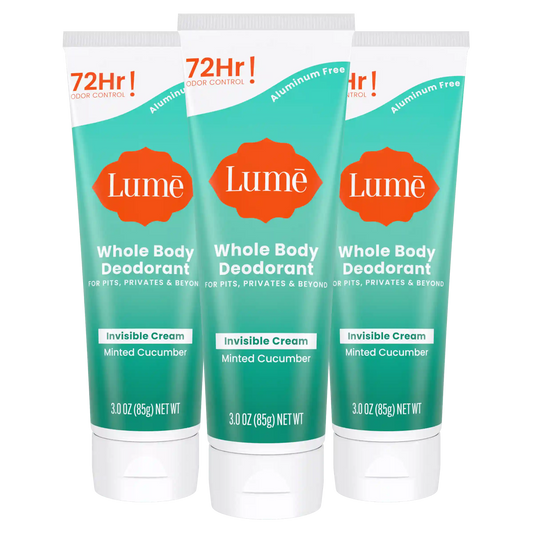 Minted Cucumber | Cream Tube Deodorant 3-Pack