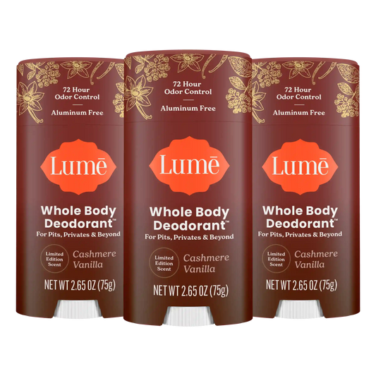 Cashmere Vanilla | Solid Stick Deodorant 3-Pack