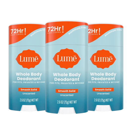 Unscented | Solid Stick Deodorant 3-Pack