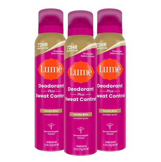 Vanilla Bliss | Sweat Control Spray Deodorant 3-Pack