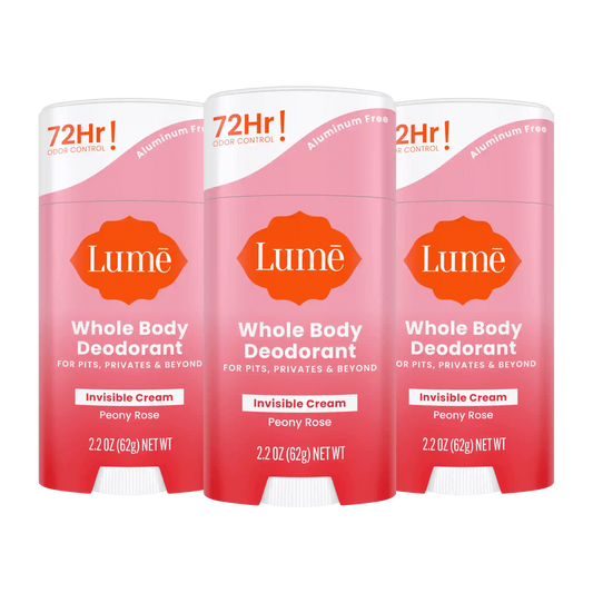 Peony Rose | Cream Stick Deodorant 3-Pack