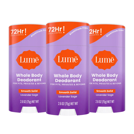 Lavender Sage | Solid Stick Deodorant 3-Pack