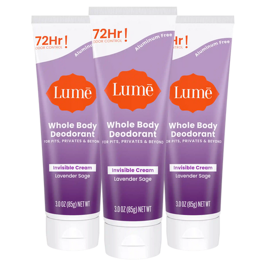 Lavender Sage | Cream Tube Deodorant 3-Pack