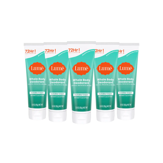 Minted Cucumber | Cream Tube Deodorant 5-Pack