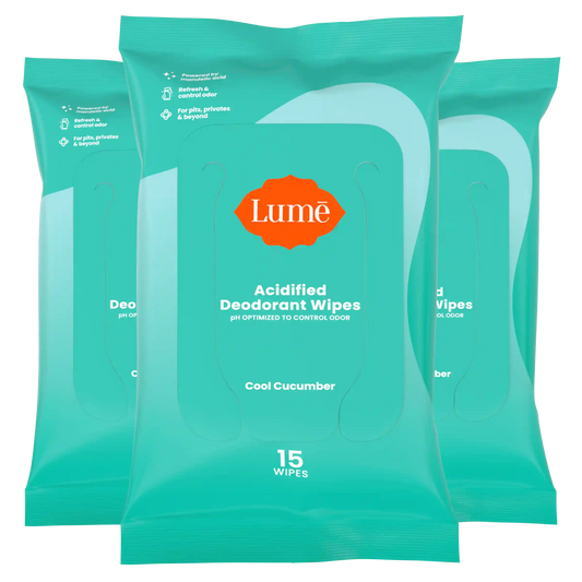 Cool Cucumber 15ct Wipes | Deodorant Wipes 3-Pack