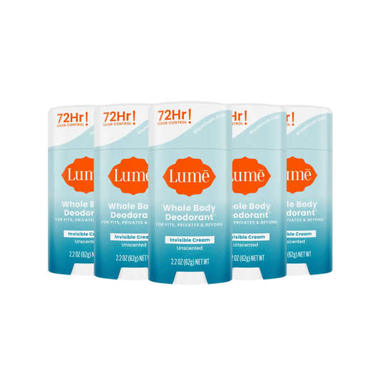 Unscented | Cream Stick Deodorant 5-Pack