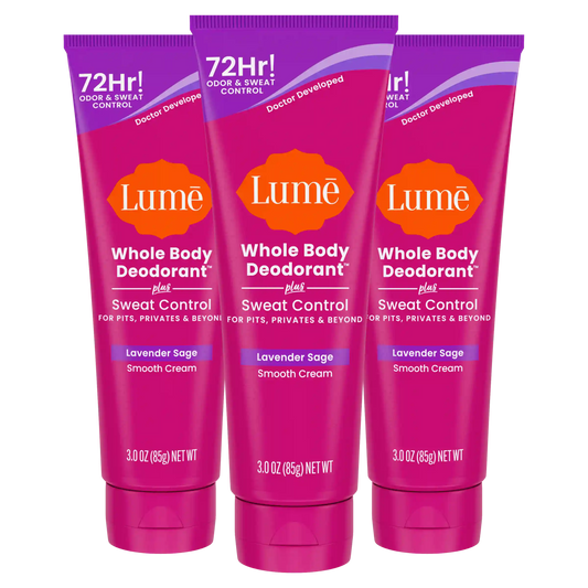Lavender Sage | Cream Deodorant + Sweat Control 3-Pack