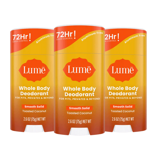 Toasted Coconut | Solid Stick Deodorant 3-Pack