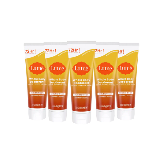 Toasted Coconut | Cream Tube Deodorant 5-Pack