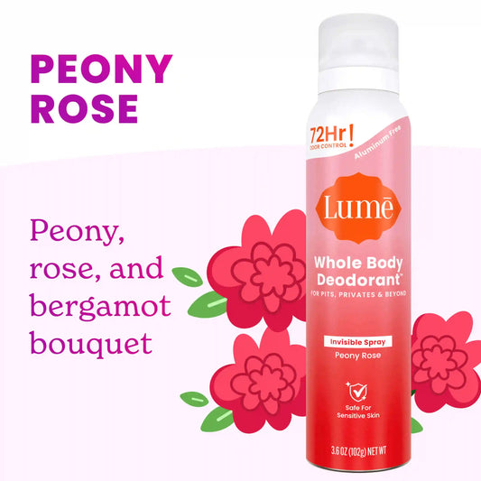 Peony Rose | Spray Deodorant 3-Pack