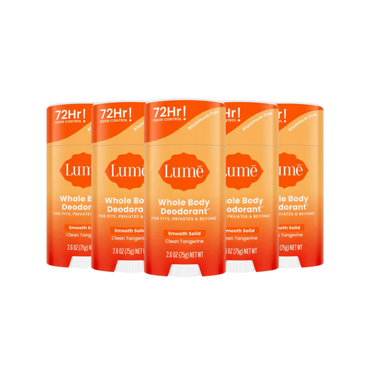 Clean Tangerine | Solid Stick Deodorant 5-Pack