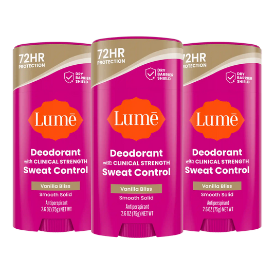 Vanilla Bliss | Sweat Control Solid Deodorant 3-Pack