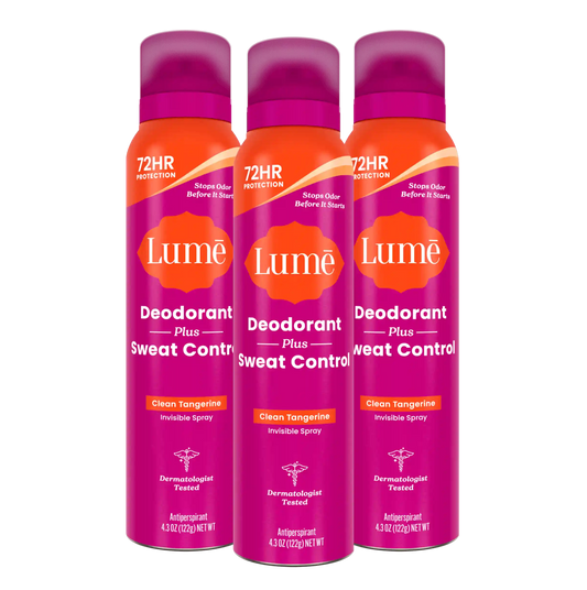 Clean Tangerine | Sweat Control Spray Deodorant 3-Pack