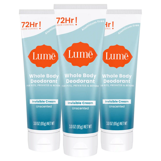 Unscented | Cream Tube Deodorant 3-Pack