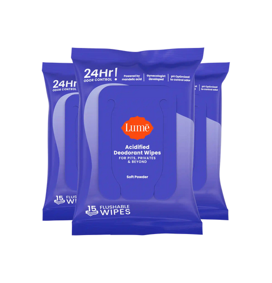 Soft Powder 15ct Wipes | Deodorant Wipes 3-Pack